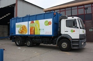 One of the vehicles used to carry out collections for SITA UKs business food waste service
